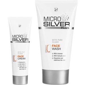 Microsilver Plus Gezichtsverzorgingsset | Complete huidverzorging | Reiniging tot hydratatie