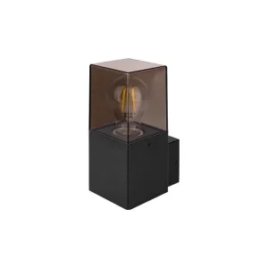 Wandlamp Denver E27 zwart