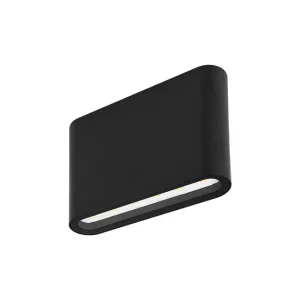 Wandlamp buiten Gantio LED 6W zwart