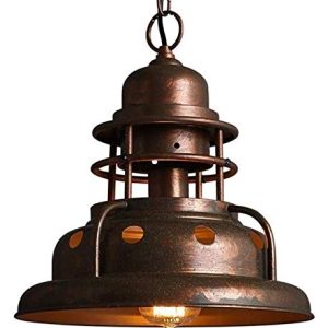 Vintage hanglamp plafond opknoping lamp retro e26 ijzeren metalen industriële lamp armaturen voor keuken thuis…