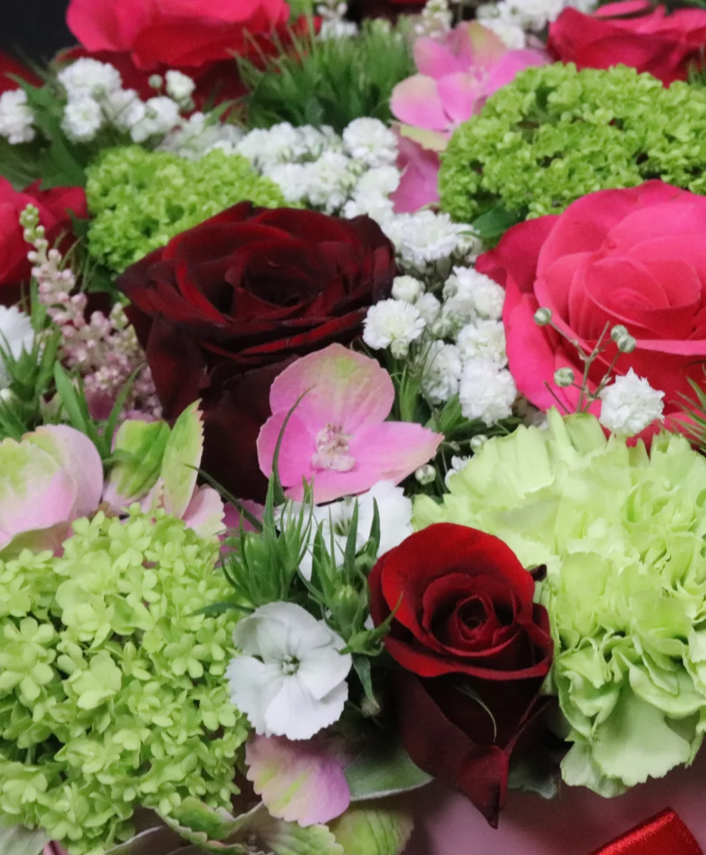 Bloemen hart met kleuren - Afbeelding 3