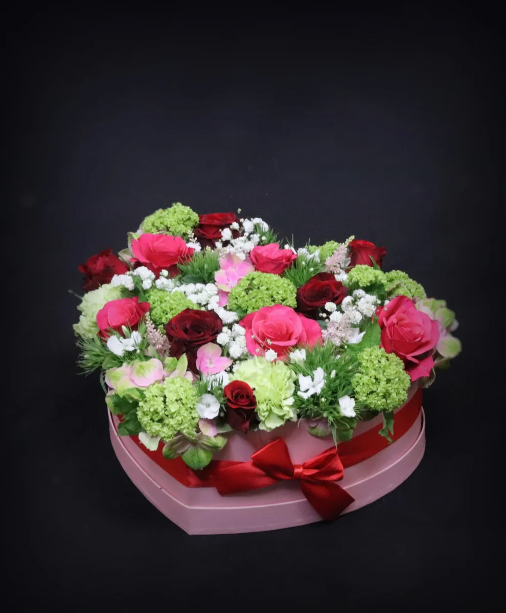 Bloemen hart met kleuren - Afbeelding 4