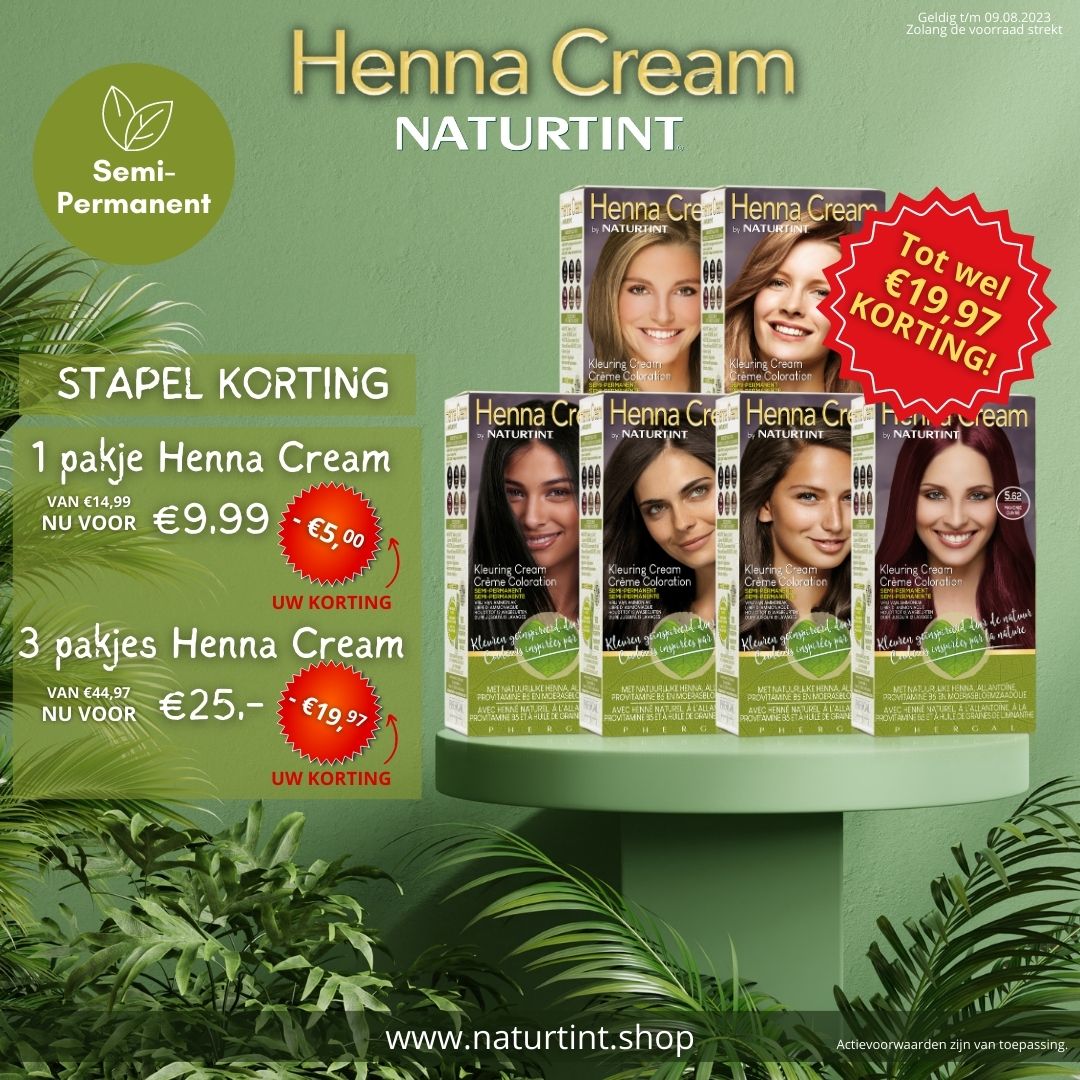 Henna Cream 7.0 (Semi-Permanente Haarkleuring) - Afbeelding 6