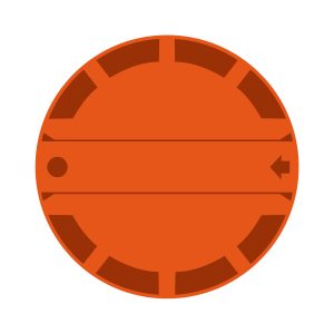 Keg Caps 74A Oranje 700 st
